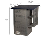 JCS wildlife Ultimate Squirrel House Nesting Box (Blue/Gray)