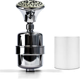 ProOne ProMax Chrome Shower Filter with 5-Function Massage Settings, Filtering, High-Pressure Shower Head to Remove Chlorine, Lead, and More